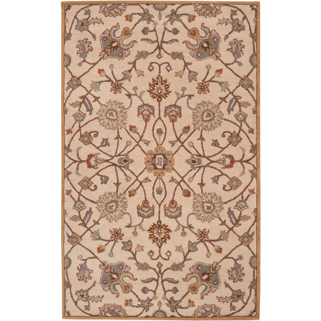Hand-tufted Trey Traditional Wool Area Rug