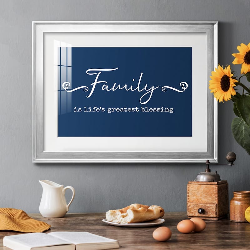 Family Greatest Blessing Premium Framed Print - Ready to Hang
