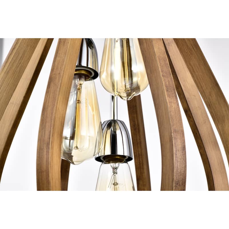 Flann 14 Inch Farmhouse Water Drop Pendant Chandelier 1-Light
