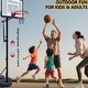 preview thumbnail 9 of 7, Adjustable Portable Basketball Hoop with Shatterproof Backboard