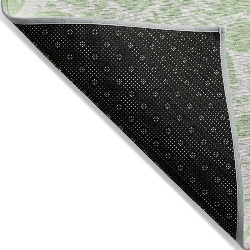 Sana Graceful Floral Weather Resistant Versatile Elegance Runner Outdoor Rug