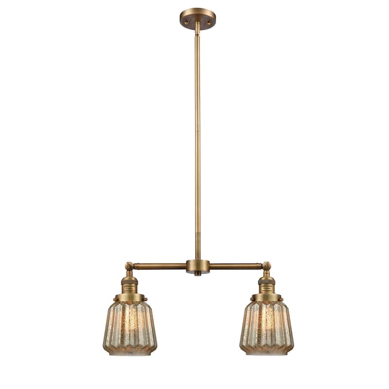 Innovations Lighting Chatham 2 Light 21" Wide Linear Chandelier