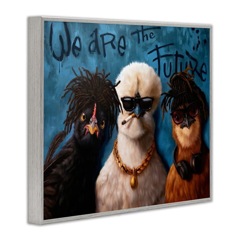 Stupell We Are The Future Birds Framed Giclee Art Design By Lucia Heffernan