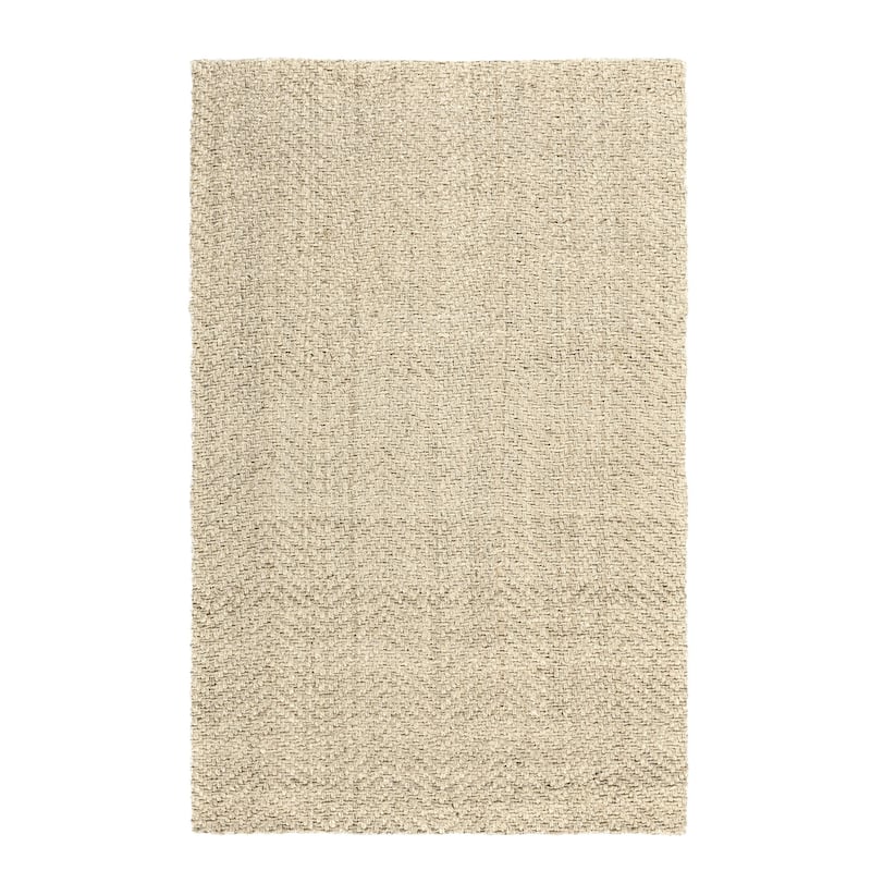 Chevron Handwoven Jute Area Rug by Kosas Home