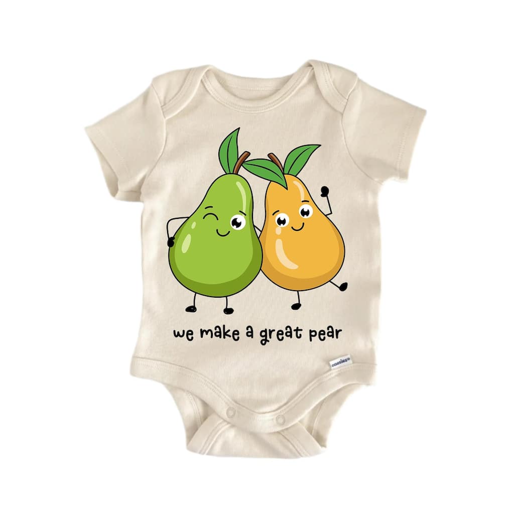 We Make A Great Pear Best Friends Bff Bestie Valentine's Day - Baby Boy Girl Bodysuit