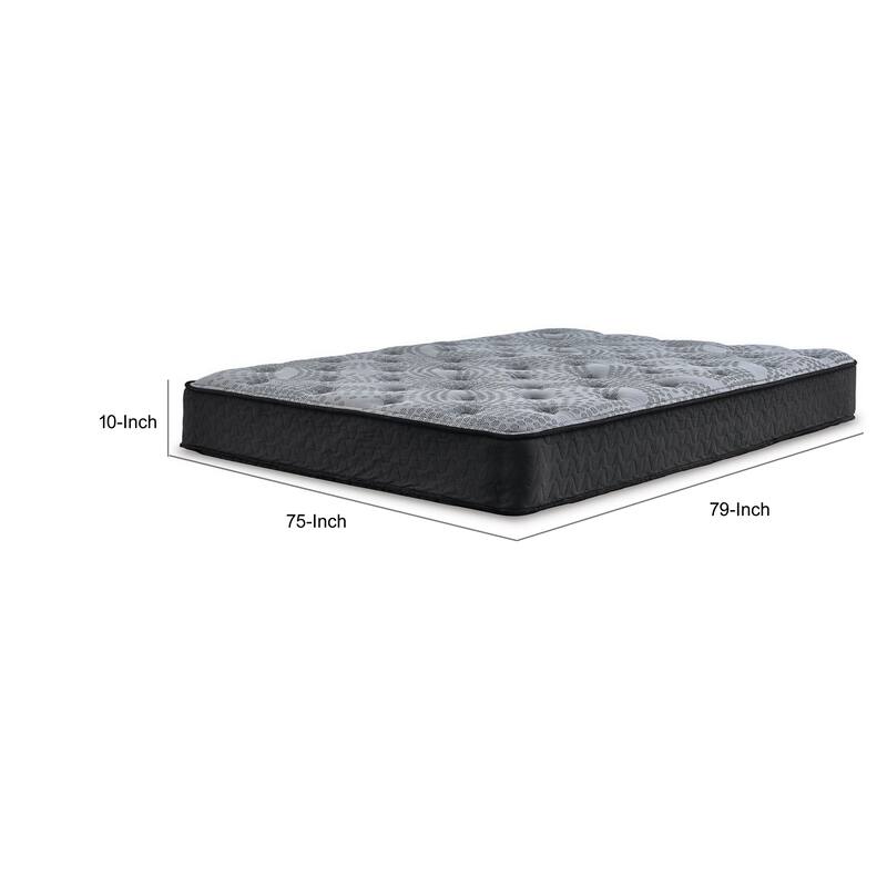 Nami 10 Inch King Mattress, High Density Memory Foam, Stretch Polyester