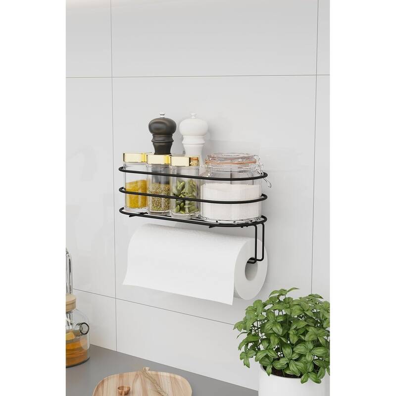 Adhesive Kitchen Paper Towel Holder