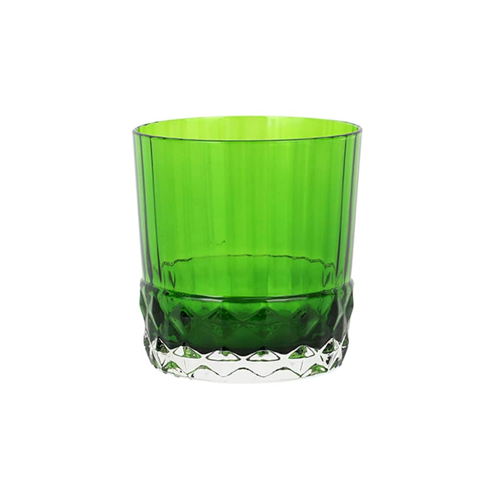 viva by VIETRI Deco Dark Green Short Tumbler