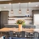 preview thumbnail 3 of 8, Farmhouse 1-Light Wood Lantern Pendant Cage Light for Kitchen Island - D6"x H 9.5"