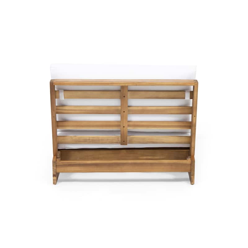 Sherwood Outdoor Acacia Wood Club Chairs (Set of 2) by Christopher Knight Home