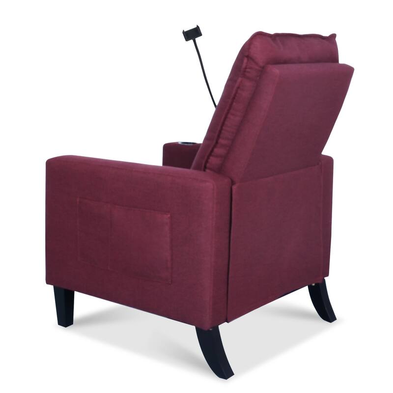 Recliner Chair with Cup & Phone Holder