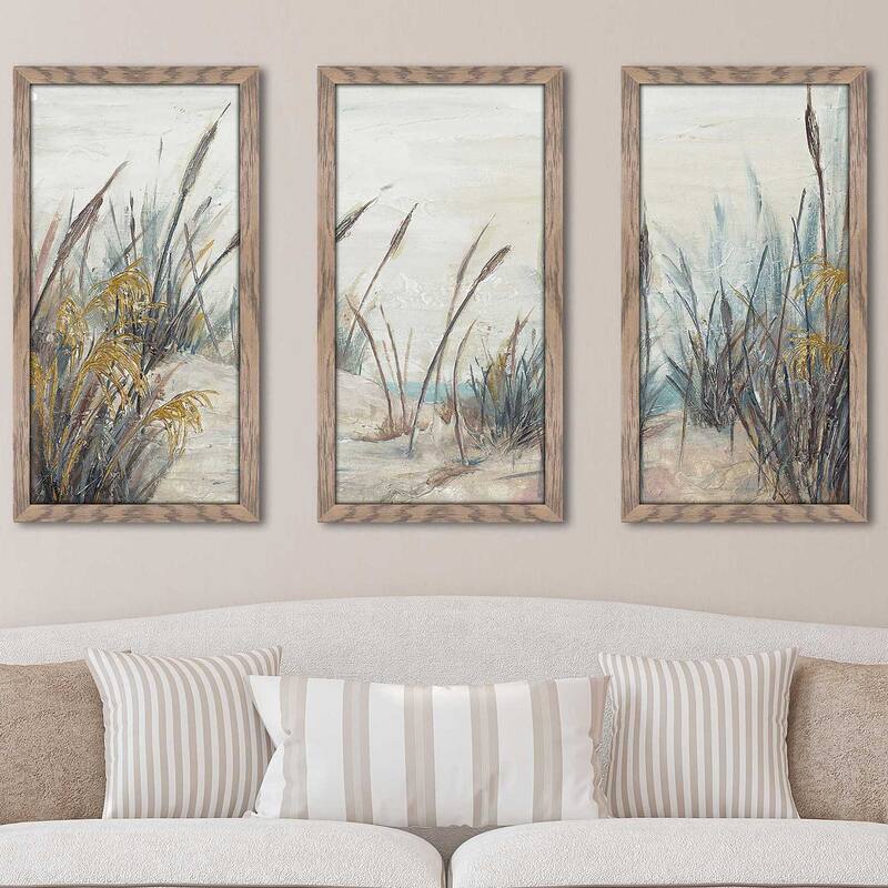 "Tall Beach Grass" 3 Piece Print on Acrylic