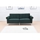 preview thumbnail 28 of 78, Legend Furniture Covertible Velvet Sofa Bed Sleeper