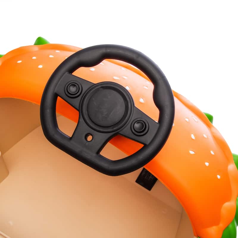 12V Electric Bumper Car,360 Degree Rotation,Storing Space,Bluetooth,Music,Usb,Silent Wheel,Led Lights,Power Display