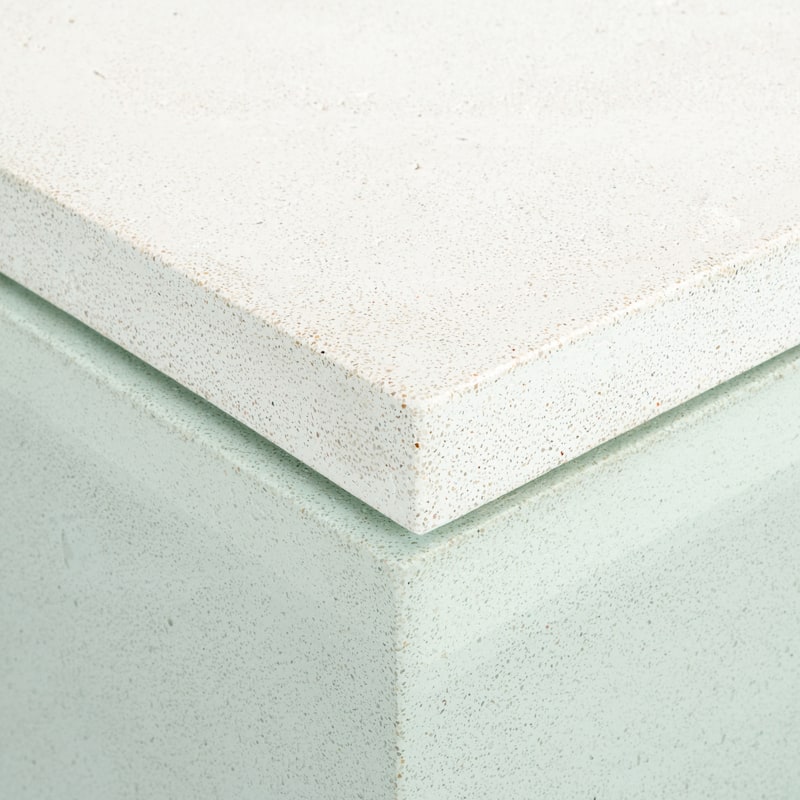 SAFAVIEH Couture Sophibeth Concrete Coffee Table - 39"W x 39"D x 15"H