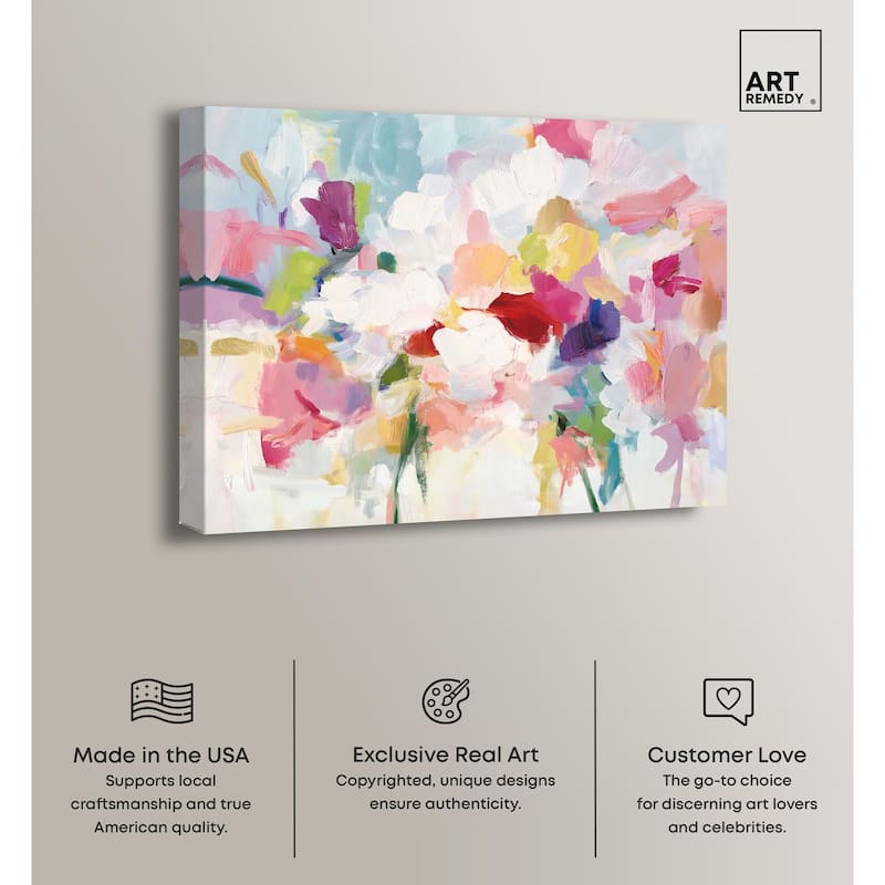 Saturated Colors II Canvas by Art Remedy, Gallery Wrapped