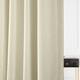 Exclusive Fabrics Solid Faux Dupioni Pleated Blackout Curtain Panel