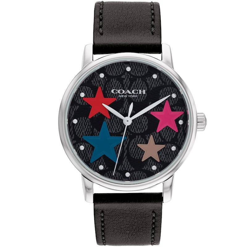 Coach Women's Grand Black Dial Watch - 14503847 - 6 (36)