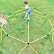 preview thumbnail 4 of 28, 12 ft Kids Climbing Dome Durable Jungle Gym Play Center with Monkey Bars for Outdoor Fun - 144” L x 144” W x 72” H Yellow