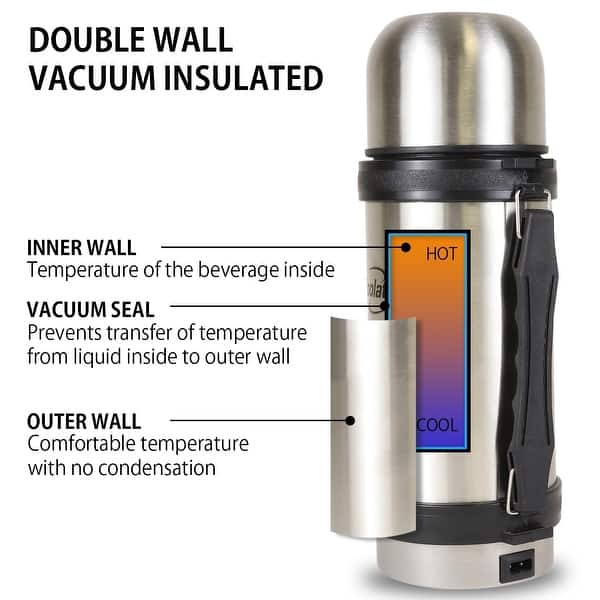 Koolatron 402401 12V 1 L Thermos Bottle
