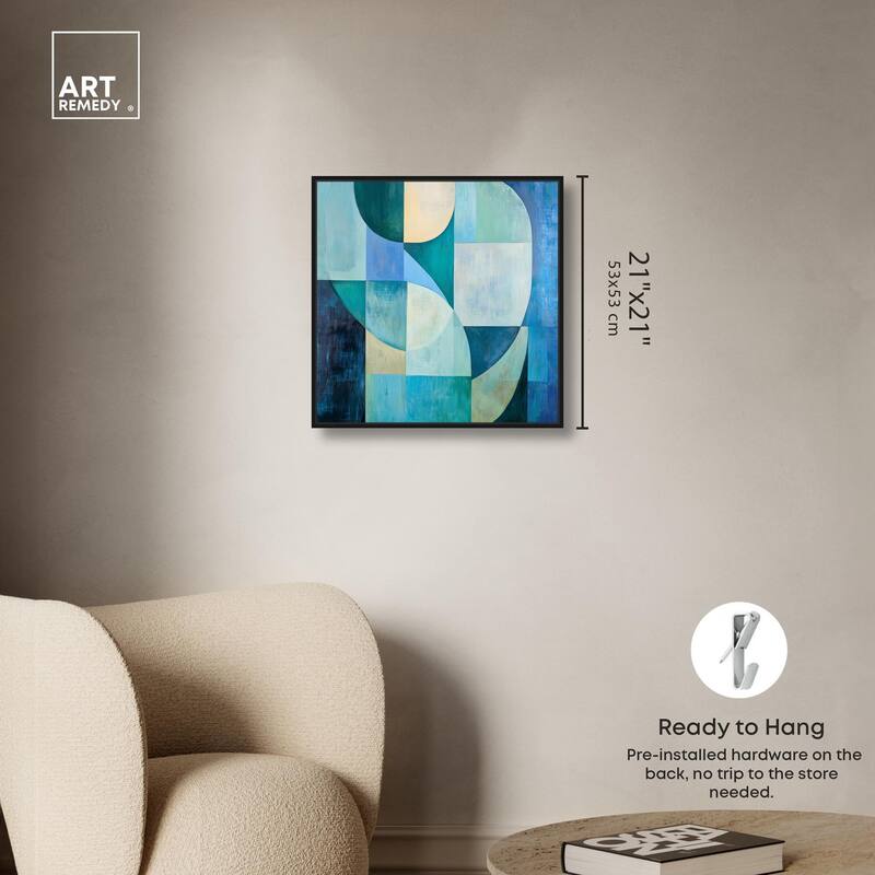 Color Blocks I Canvas by Art Remedy
