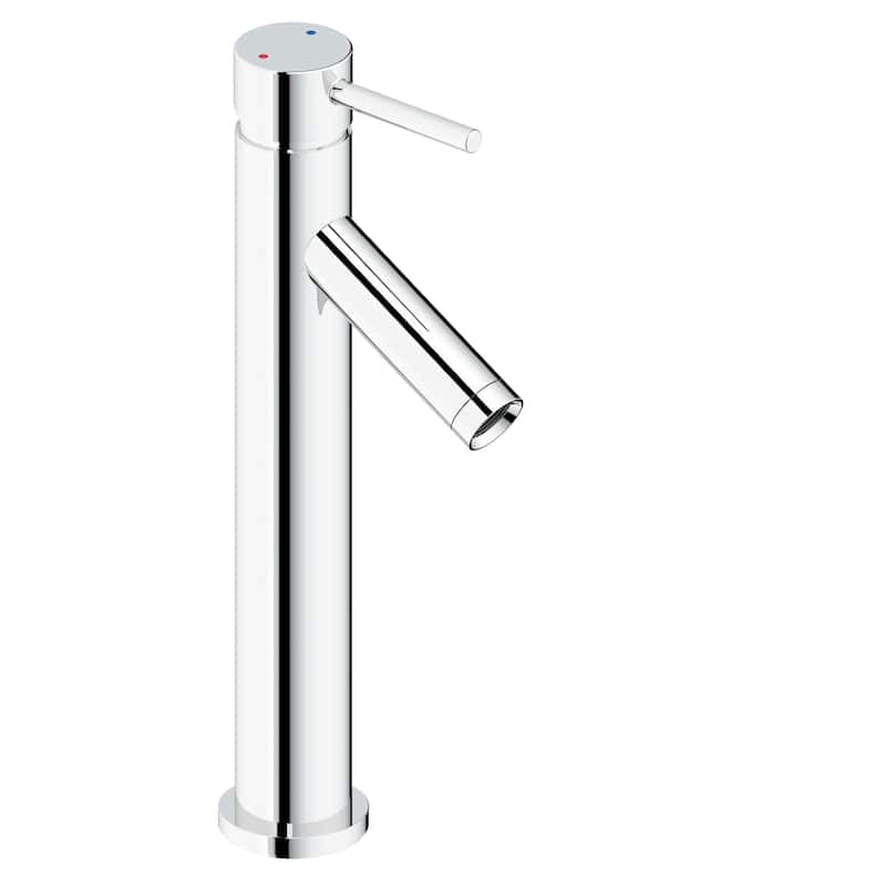 SAFAVIEH Solea Christiana Stainless Steel Single Lever Bathroom Faucet - 2.1" x 5.1" x 12.1" - 2Wx5Dx12H
