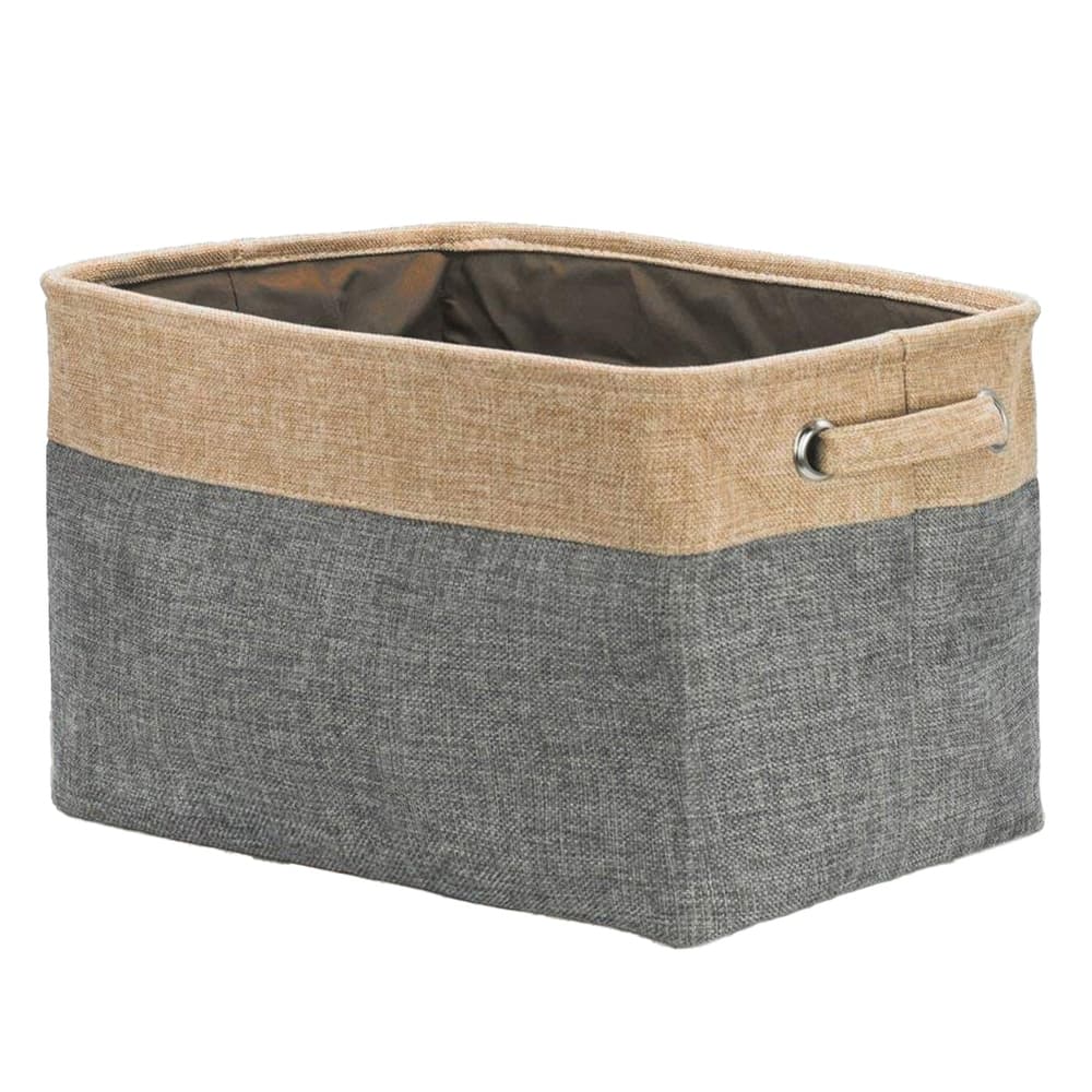 Sorbus Collapsible Basket With Handles For Towels & Clothes (Single) - 15" L x 10.75" W x 9.50" H