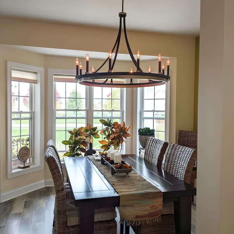 Acroma 12-light 40In Modern Farmhouse Large Empire Chandelier
