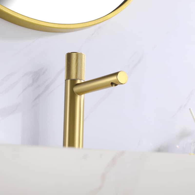 Rbrohant Single Handle Single Hole Bathroom Sink Faucet
