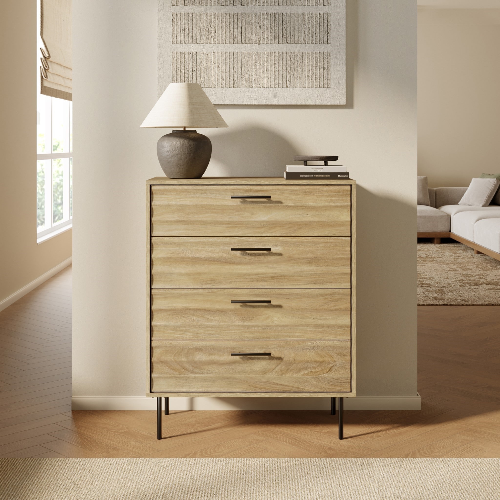 Room essentials modern 4 drawer dresser shop
