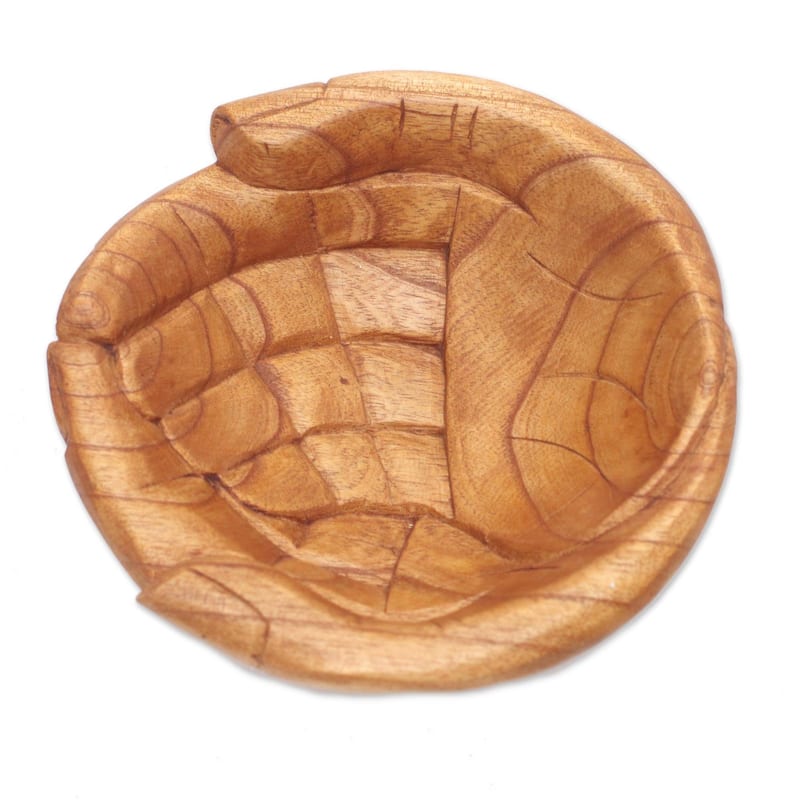 NOVICA Welcoming Hands, Wood catchall