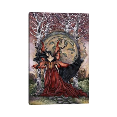 iCanvas "Beauty And The Beast" by Amy Brown Canvas Print
