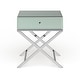 preview thumbnail 19 of 20, Camille X Base Mirrored Accent Campaign Table by iNSPIRE Q Bold