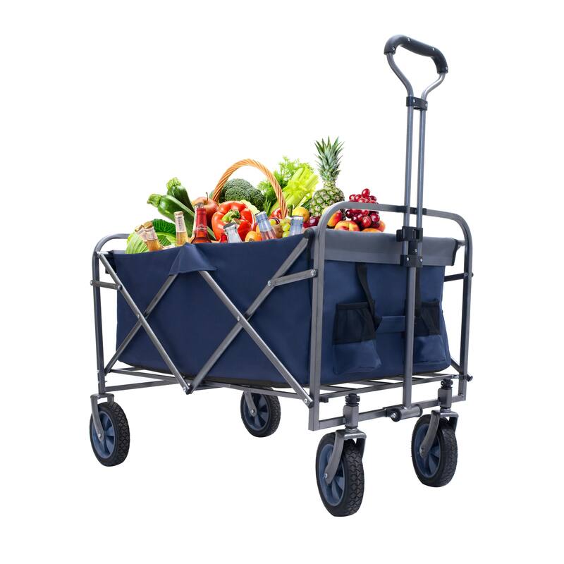 Beach Trolley Cart Camping Folding Wagon