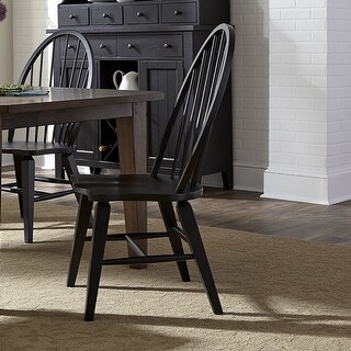 Wisteria Rustic Black Dining Chair