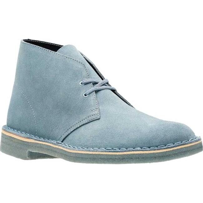 clarks blue desert boots