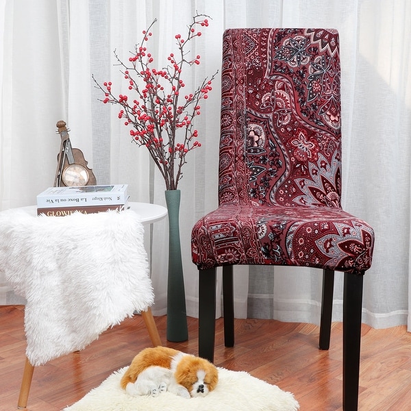 short dining chair covers