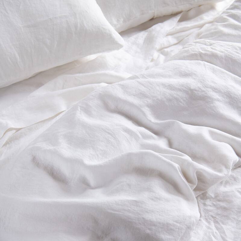 100% French Linen Duvet Cover by BOKSER HOME