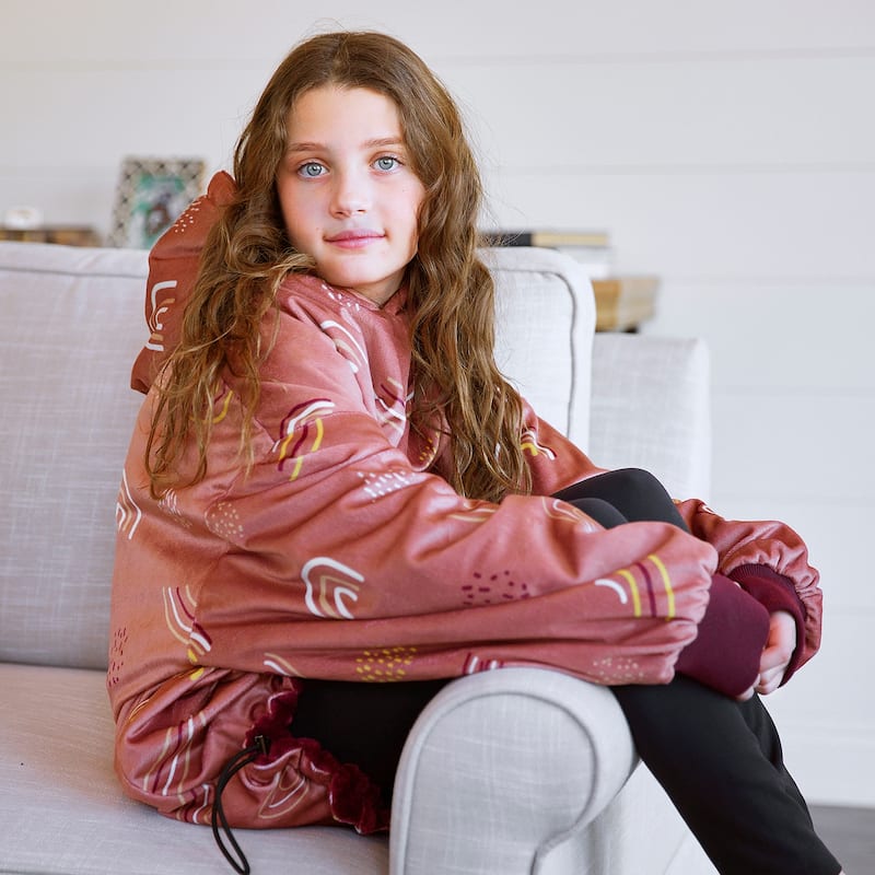 Nestl Warm Oversized Unisex Wearable Blanket Hoodie - Reversible Cozy Snuggle Hoodie Blanket - Giant Sweater Blanket Hoodie