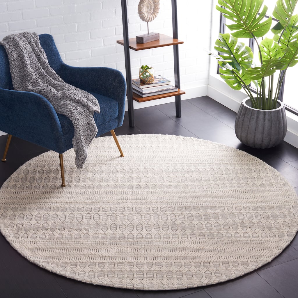 SAFAVIEH Handmade Marbella Eyþora Modern Wool Rug