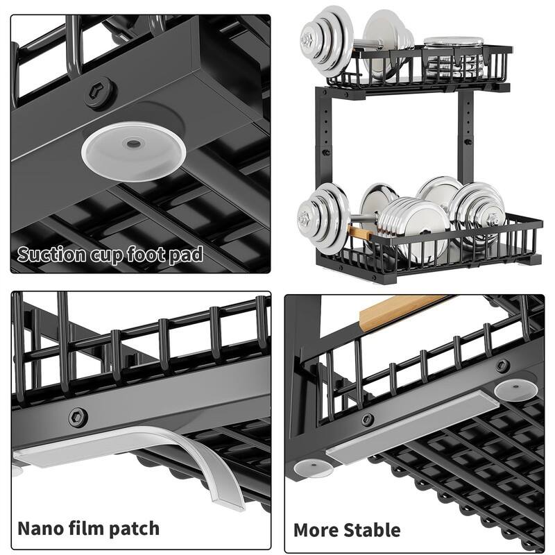 2 level pull-out design - 15.75"D x 11.81"W x 16.81"H