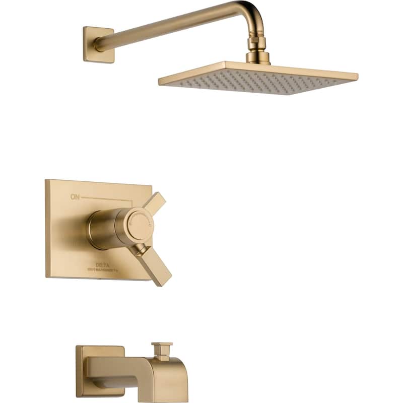 Delta Vero Tempassure 17T Series Dual Function Thermostatic Tub and - Champagne Bronze