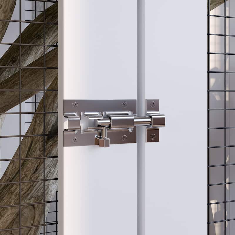 Indoor Bird Cage Cabinet with Storage Base, White Wooden Aviary with DIY Wire Mesh & Food Organizer