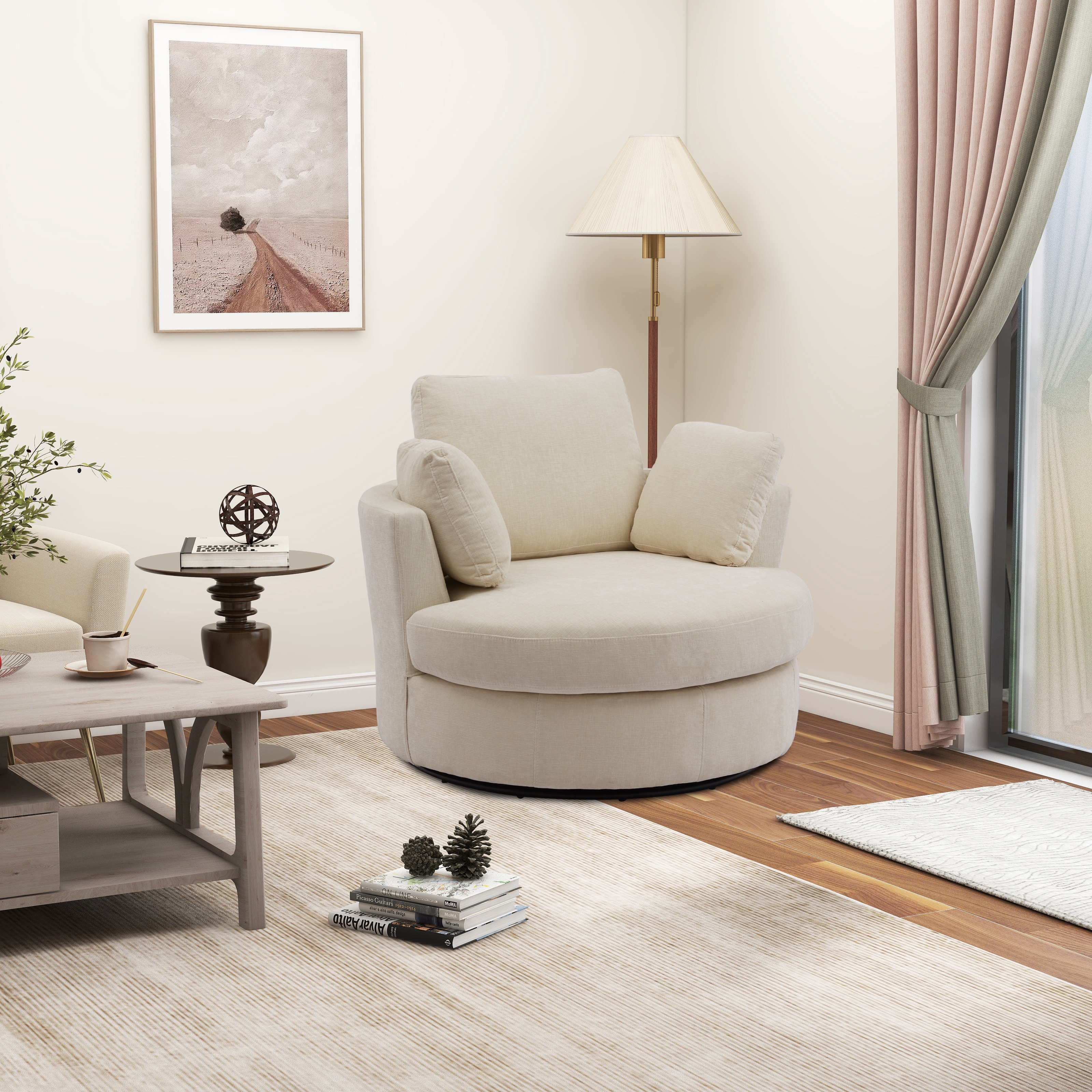 Cozy barrel chair clearance