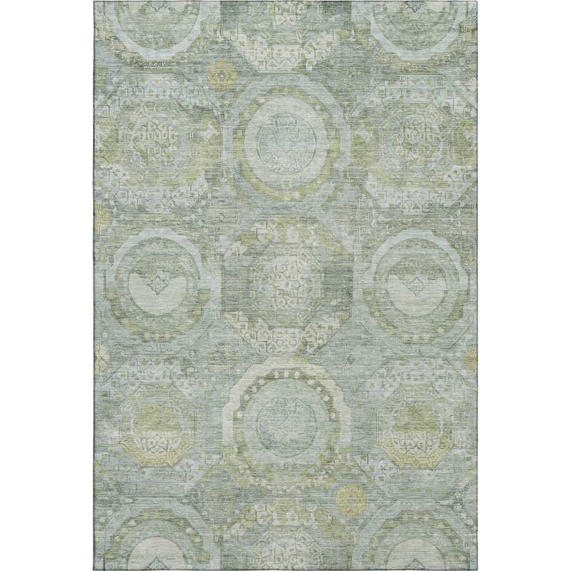 Premium Washable Super Soft Vintage Medallions Mayfield Rug