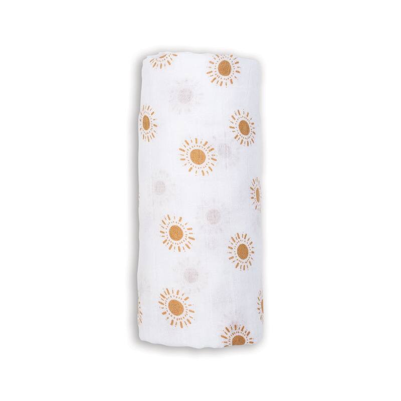 lulujo 1 PK Muslin Swaddle Blanket - Suns