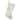 Polar Bear Faux Fur Christmas Stocking with Pom Poms - 20.5" - White