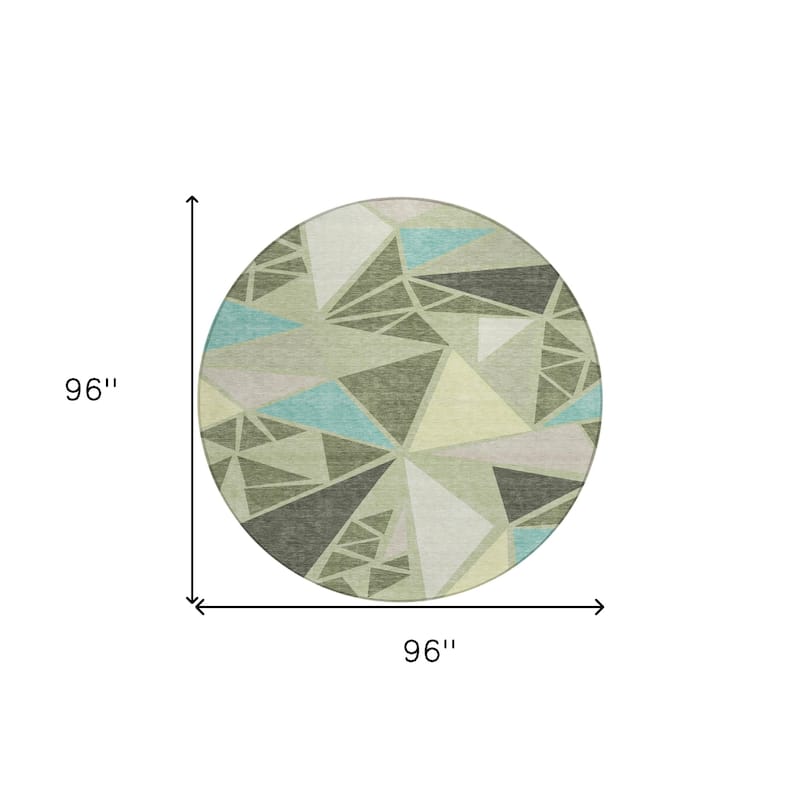 HomeRoots Geometric Transitional Rectangle Outdoor Rug