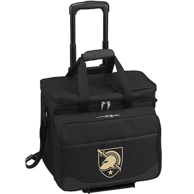 NCAA Army Black Knights Insulated Equipped Picnic Cooler for Four on Wheels