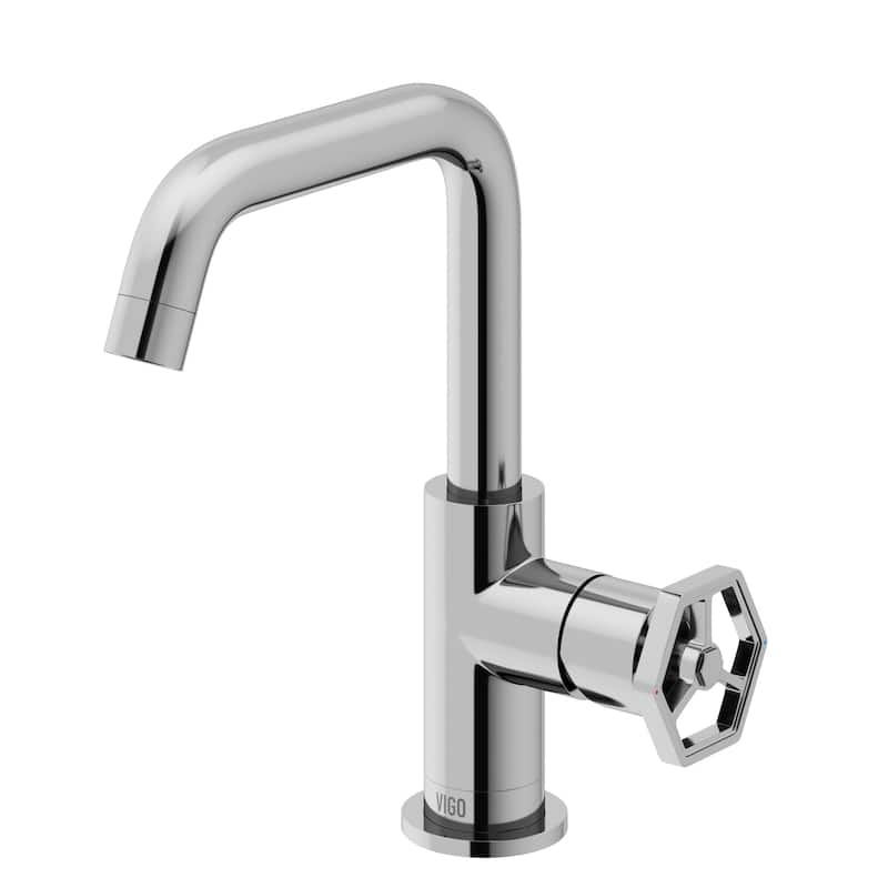 Vigo VG01051 Ruxton 1.2 GPM 9" H Single Handle Single Hole Bathroom - Chrome